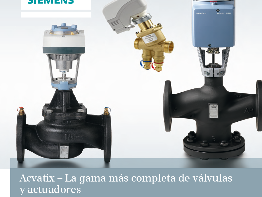 Restantes modelos de válvulas y actuadores consultar.